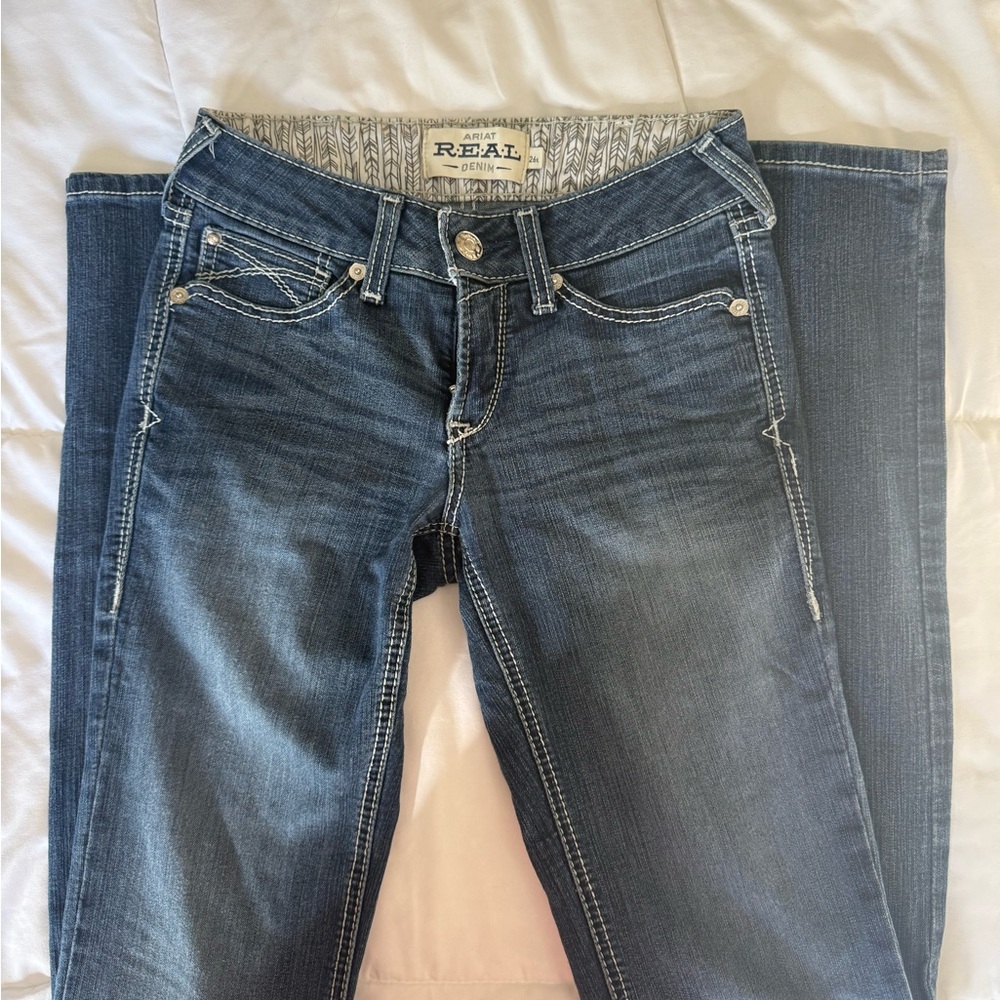 Ariat Women's Dark Blue Boot Cut Jeans